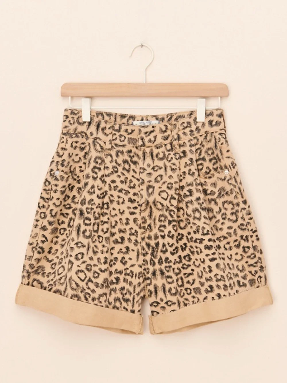 Nwot We The Free dogtown Leopard-Print High Waist Shorts - sz 24